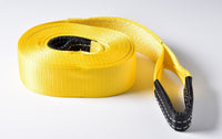 4x Tow Strap 30ft Winch Recovery Tree saver 3x30 3" 20000 lbs 9Ton OffRoad Snow