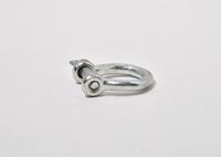 Bow Shackle M5 3/16" 5mm Nickel Plated Steel Screw Pin Anchor Rigging Pack of 20