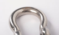 4 pcs 3/8" Anchor Shackle D Clevis Bow Ring 316 Stainless Steel Sailboat Rigging