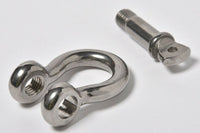 4x 5/16" 8mm Marine Bow Shackle Ring 304 Stainless Steel Sailboat Rigging