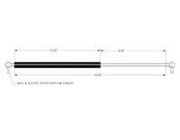 Pair of 300 lbs lambo door shocks 20" replacement for Universal 90° vertical GT