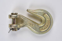 6x G70 5/16" Clevis Grab Hooks Tow Chain f Flatbed Trailer Tie Down Hauling Rig