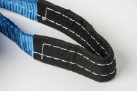 4x Tow Strap Winch Rescue 10ft BLUE 9T 20000lb 3in tree saver Snow Rigging 3x10