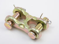 4x Twin Clevis Safety Chain Repair Link 3/8" Double G70 Truck Trailer 6600 WLL