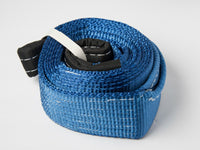 4x Tow Strap Winch Rescue 10ft BLUE 9T 20000lb 3in tree saver Snow Rigging 3x10