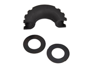 Bow Shackle 3/4" RED D-Ring 10500 lbs Pin & BLACK No noise Vibration Protector