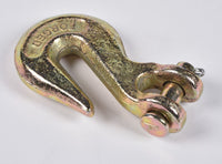 4x Clevis Grab Hook Tow Chain End G70 1/4" Flatbed Trailer Tie Down Hauling Rig