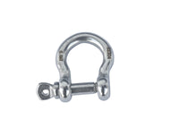 2x Bow Shackle Marine 304 Stainless Steel D-Ring 4mm 5/32" Boat Rigging