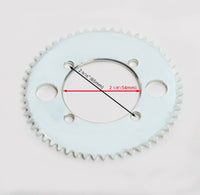 #25 65T 4 hole Sprocket chain drive gear+Free wheel f rear wheel GoKart Scooter