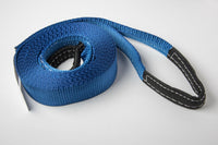5x Tow Straps 2" Blue 14000lbs 6.5T Car 20ft winch sling recovery 2x20 Mud Snow