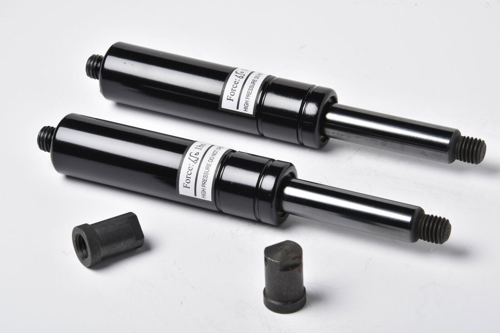 Pair of 650 lbs lambo door shocks w end bushing f bolt on vertical lamborghini