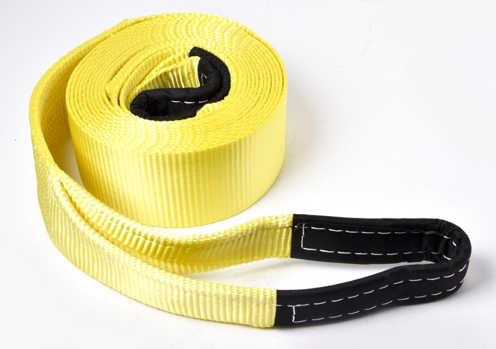 3" 20000 lbs 9T 3x20 ft auto car SUV Truck Tow Strap rope winch off-road recover