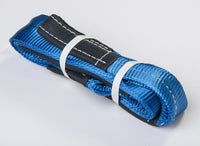 Tow Strap Winch Tree Saver 3" BLUE 12T 26000lb 3x10 ft protector SUV Truck Snow