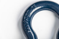 4x 7/8" Bow Shackle D-Ring BLUE w Zinc Plated Clevis Screw Pin 14000 lbs