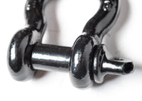 x10 OPEN BOX 5/8" Black Bow Shackle s D-Ring w3/4" Clevis Screw Pin WLL 7000 lbs
