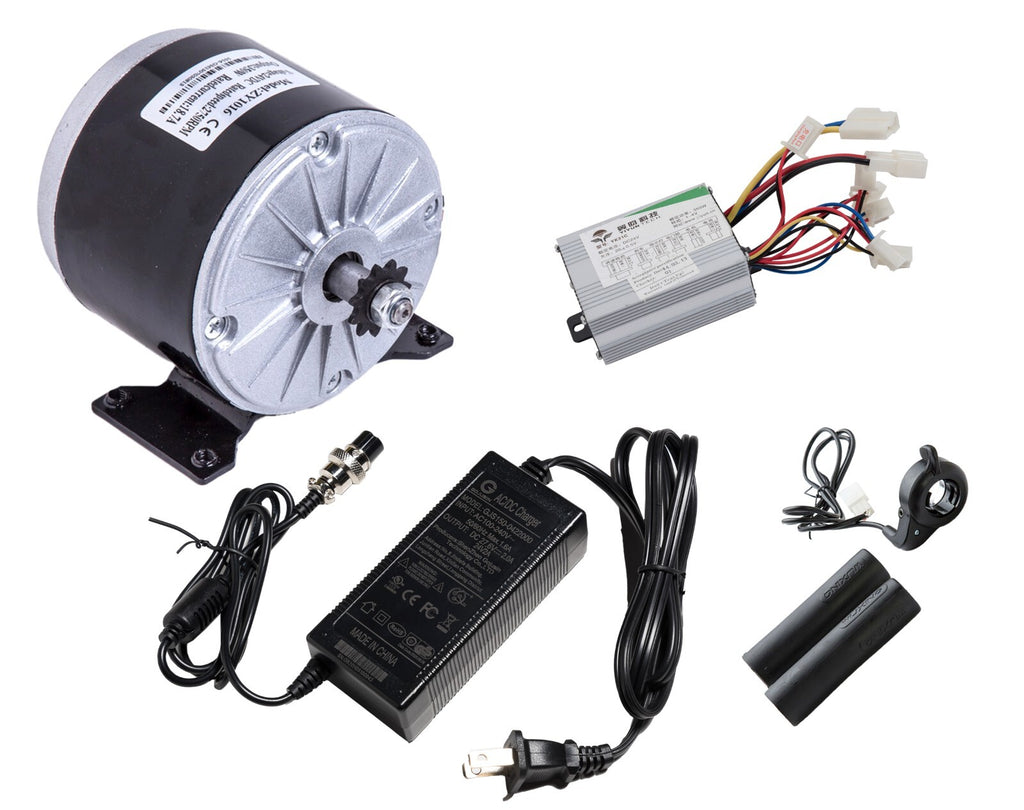 350W 24V ZY1016 electric motor kit w speed controller Thumb Throttle & charger