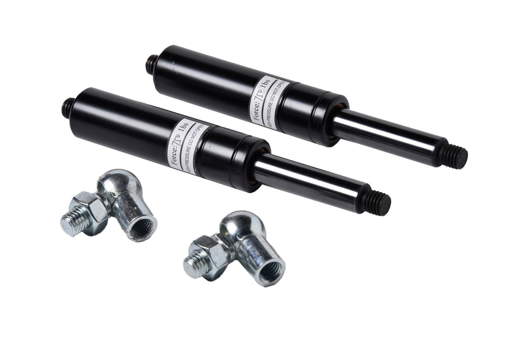 Pair (2 two) 750 lbs lambo door shocks for vertical hinge w ball joints fittings