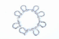 50x Bow Shackle 5mm 3/16" Stainless Steel Marine 304 Clevis Boat Rigging Bracele
