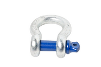 3/4" D-Ring Bow Shackle BLUE Screw Pin 10500LB Plastic noise vibration Protector