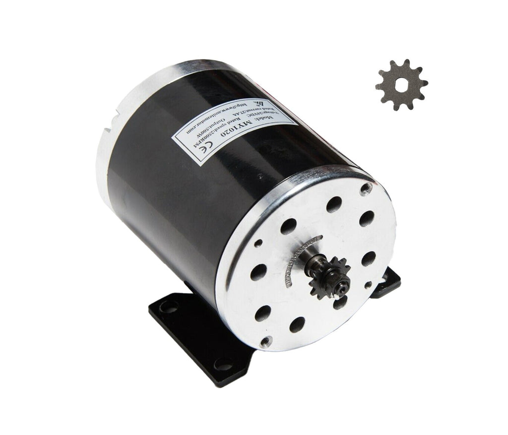 #35 10T Sprocket 500W 24V DC electric brush MY1020 motor f Go-Kart DIY project