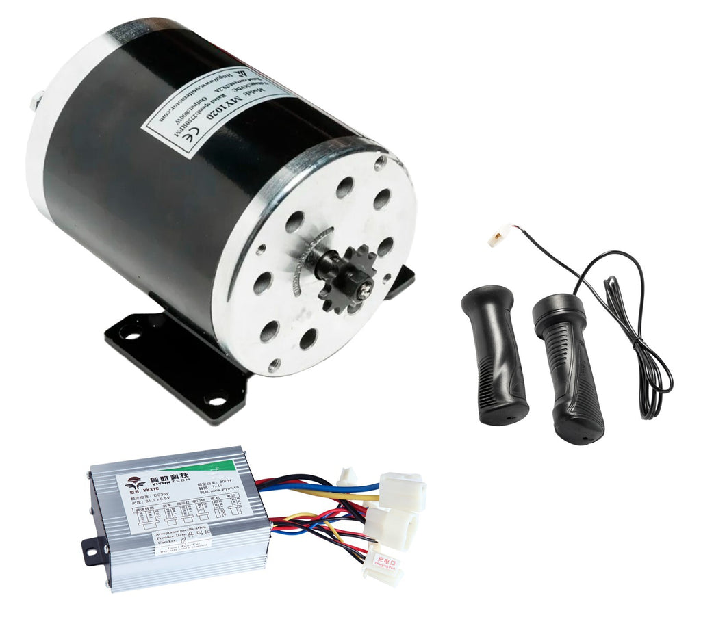 Scooter Electric Motor MY1020 800W 36V kit w base speed control & Throttle