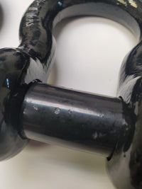 Openbox BLACK D-Ring 3/4" Bow Shackle w 7/8" Screw Pin 10500 LB Capacity Jeep CJ