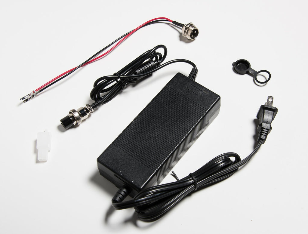 24V 2 amp High End DC Charger AV Plug f gel SLA AGM battery electric