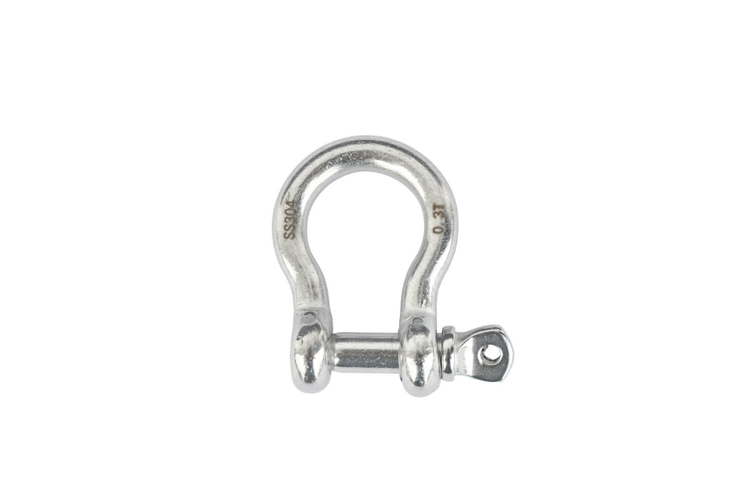 Pack of 20 Bow Shackle 5mm 3/16" Stainless Steel 304  Marine Clevis Boat Rigging