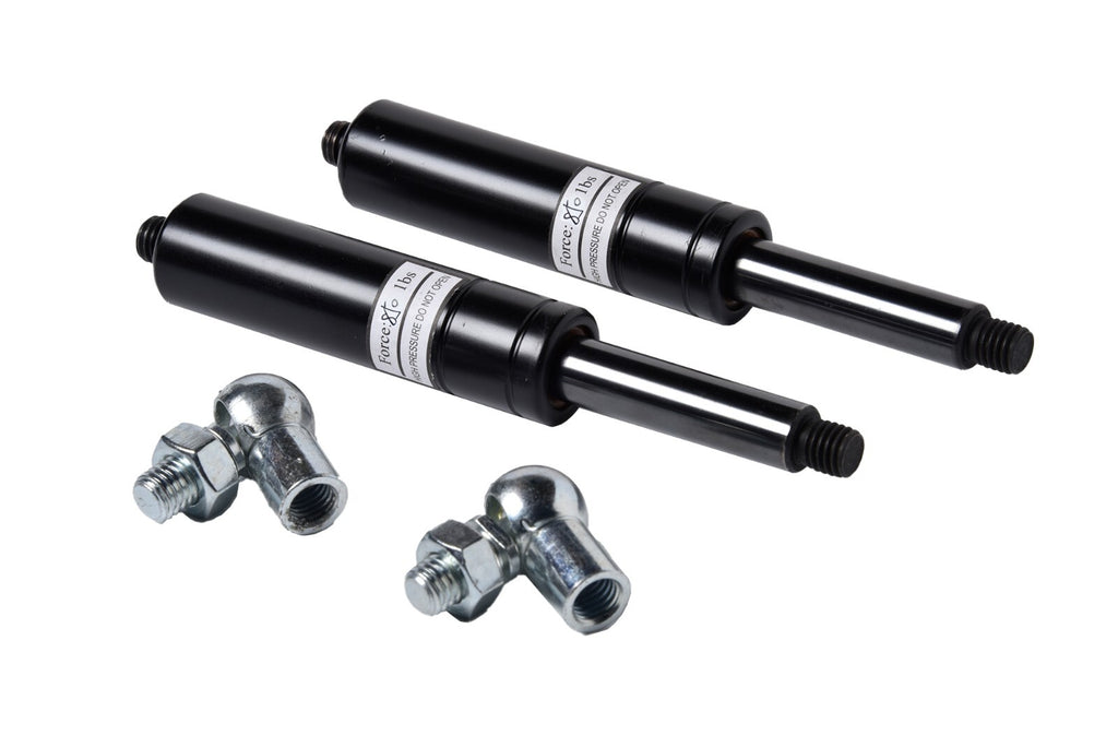 Pair (2 two) 850 lbs lambo door shocks for vertical hinge w ball joints fittings