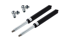 Pair lambo door shocks 11" 650 lbs w end fittings ball joints Mustang 94-04