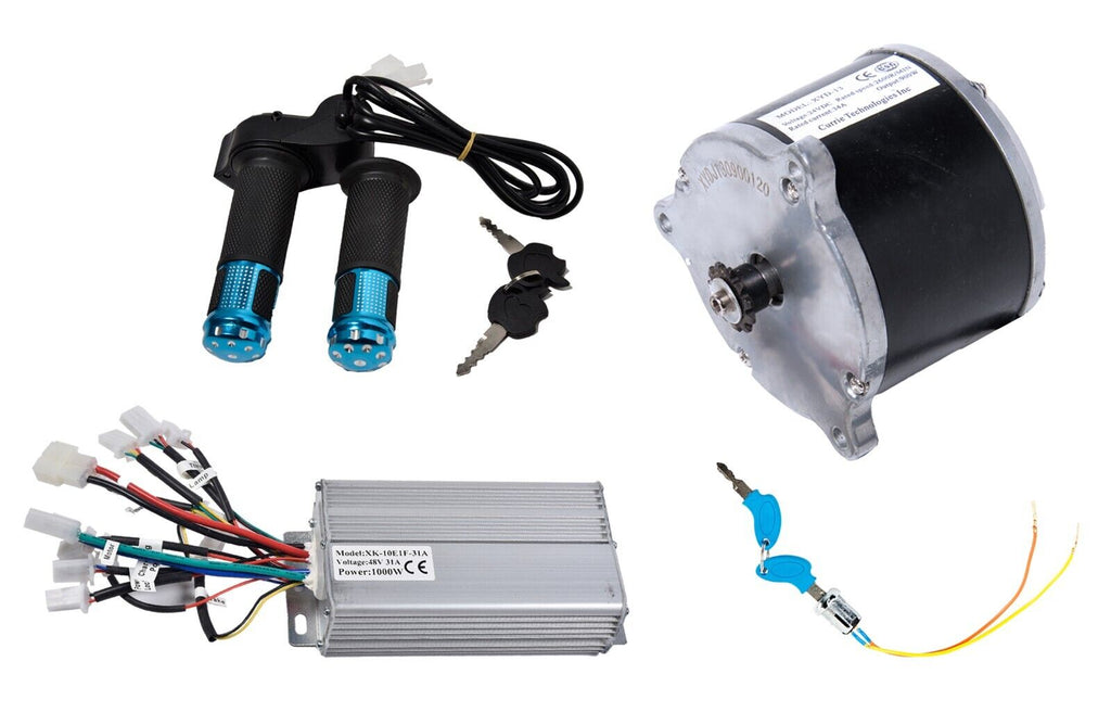 Electric Scooter Kart Motor Overvolt Currie 48V 900W Controller Reverse Throttle