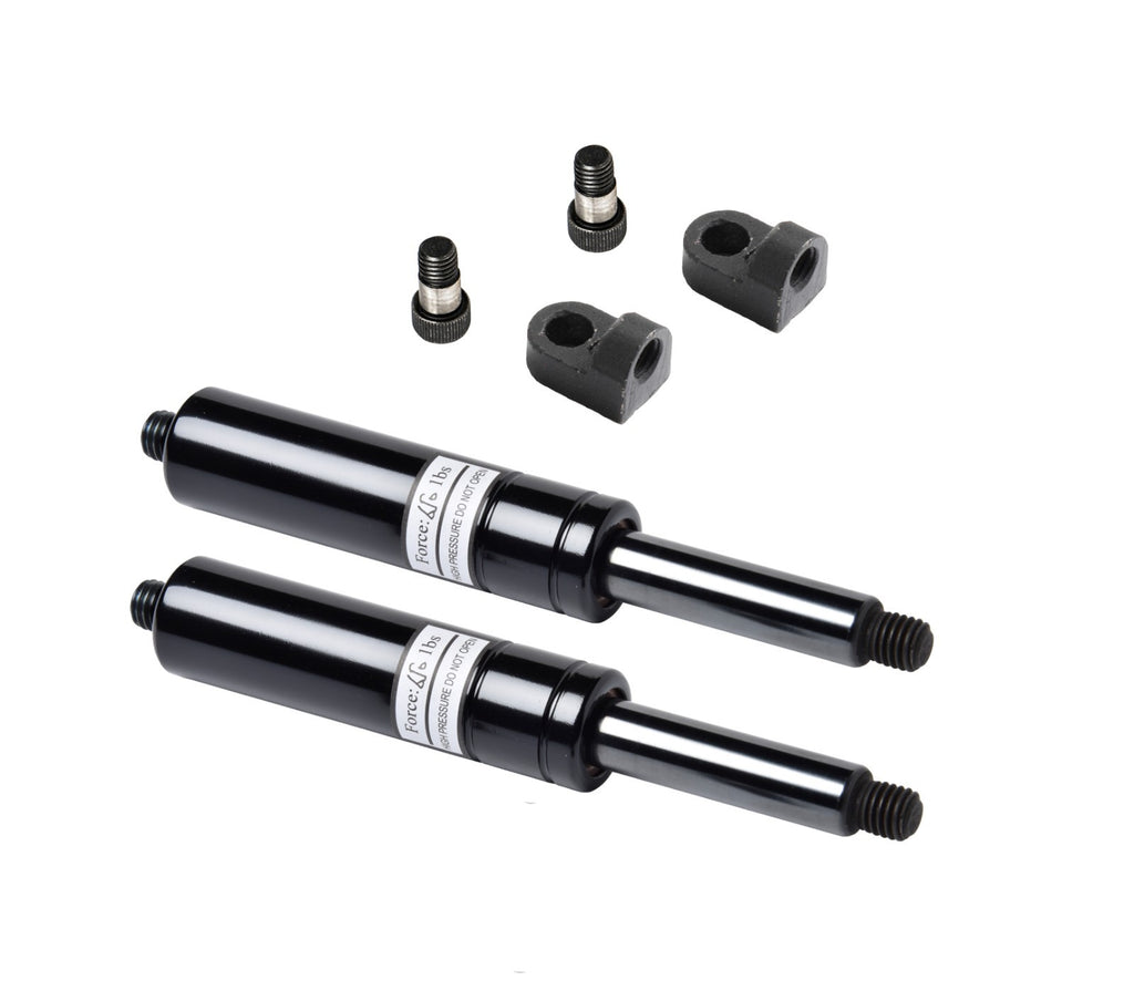 2x 650lbs Lambo door shock f vertical hinge lamborghini w L fitting & Bolt