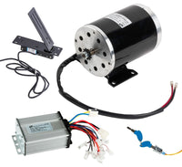 500W 24V DC electric Kart motor w base+speed control+Reverse+Foot Throttle+Lock