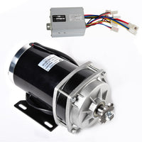 Electric Motor GEARED 1000 Watt 48 Volt 6:1+Controller f Quad Trike Go-Kart DIY