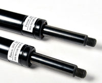 2x Lambo Door Gas Shock M12 1000 LBS 7.5" length w L-Fitting, Bearing, Bushing