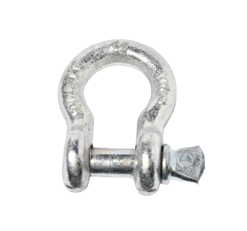 3/8" Bow Shackle D-Ring w Clevis Screw Pin Anchor WLL 1 TON 2200 lbs capacity