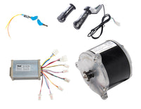 Electric Motor Currie 24V 900W Kit w Control XYD-13 w 11 Tooth #25 w key throtle