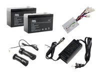 24 Volt Electric Speed Control box kit w Batteries, charger & Twist Throttle
