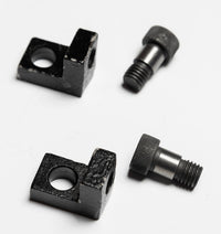 2x Lambo Door Gas Shock M12 1000 LBS 7 3/4" Long Vertical Door w L-Fittings