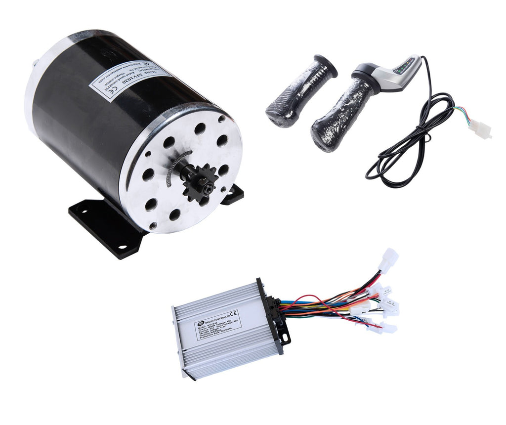 Motor 1000 W 48V w mounting base DC electric Speed Controller and Throttle w Ind