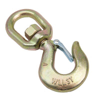 10 Pack Swivel Eye Hook G70 w Latch 5/8" Alloy Steel 3Ton Hoist Lifting Rigging