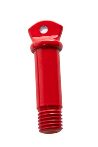 Two 3/4" Red D-Ring Bow Shackle 10500LB w Blue Plastic noise vibration Protector