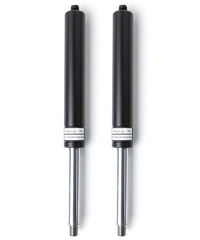 Pair lambo door shocks 11" 650 lbs Mustang 94-04 w L Fittings