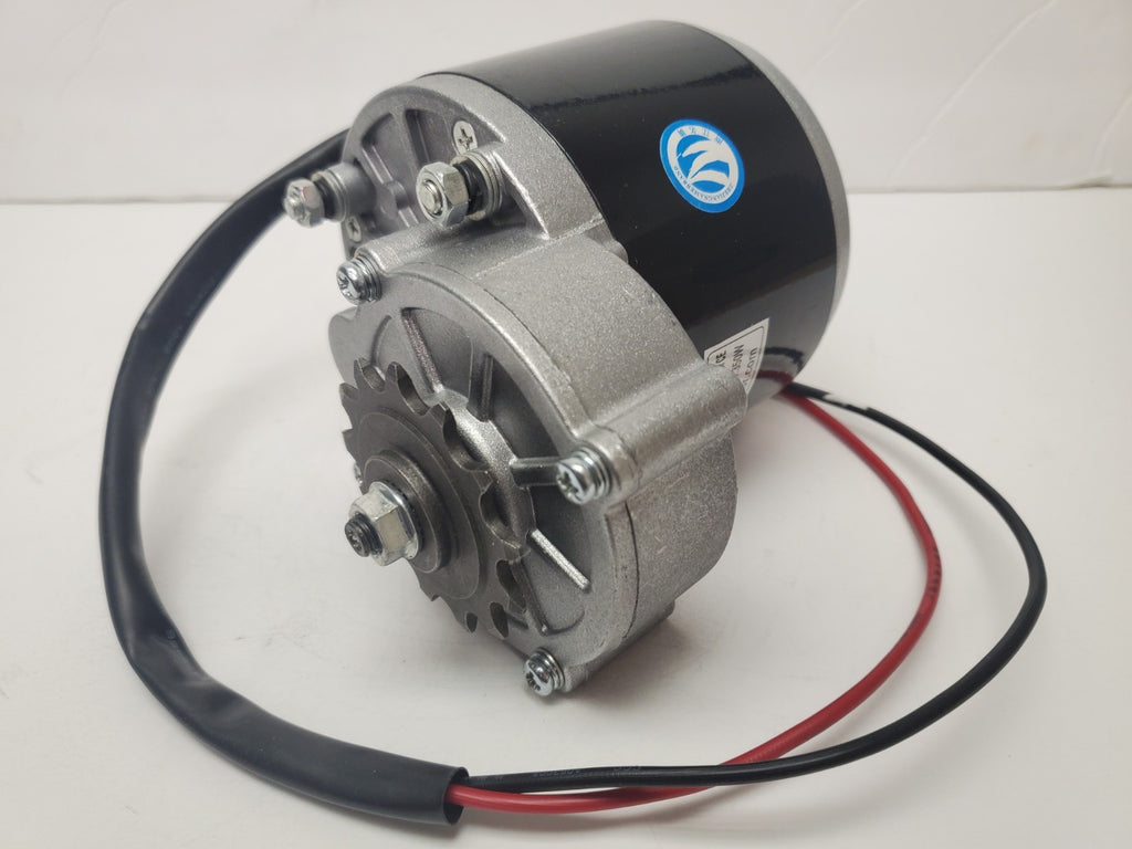 Used Electric Motor MY1016Z3 350W 24V DC Geared 13T #410 for bicycle ebike Kart