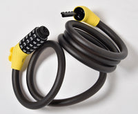 Coiled Cable Combination Lock Bicycle Motorcycle Scooter Made in France bracket