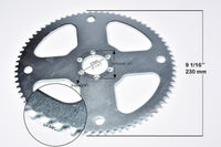 Sprocket #35 fix Drive w keyed Axle Shaft Hub Adapter 75T 6 hole shaft size 1"