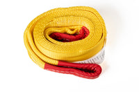 3" 20000lbs 3x10 Tow Strap w D-Ring 10ft tree saver protector offroad recovery
