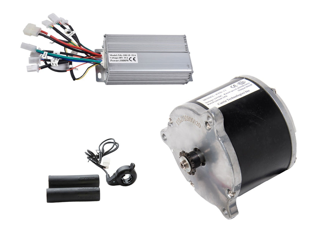 Electric Scooter Motor Overvolt Currie 48V 900W Reverse Controller ThumbThrottle