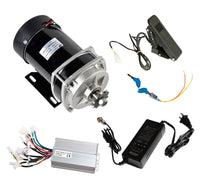 650W 36V ZXF Gear motor+controller+keylock+Charger+Foot Throttle 3 wire