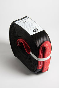 4x  Black 3x30 3" 20000lbs 9Ton Tow Strap 30ft winch tree off-road snatch Jeep